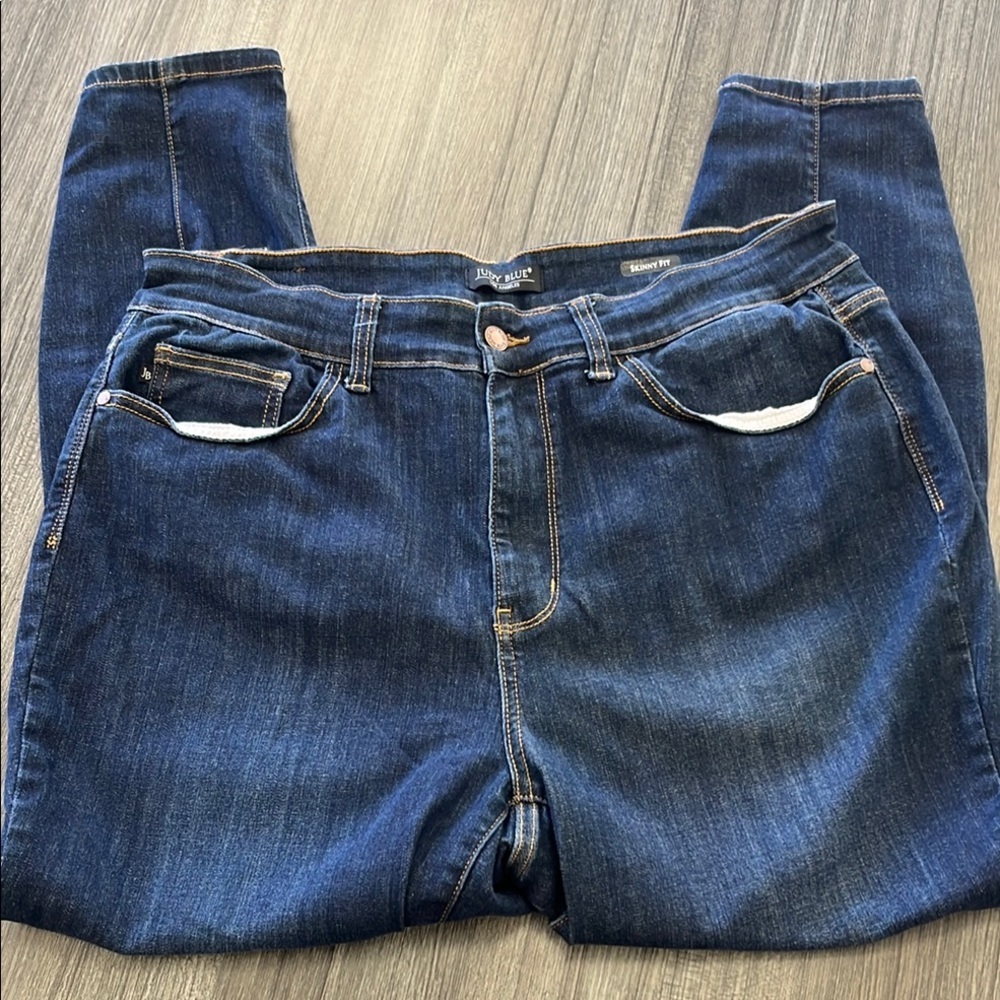 Judy Blue Skinny Jeans Classic Blue size 20.